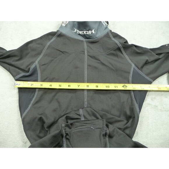 Itech Full Ultimate Boys One Piece Large Black Mesh Detail Pockets Long Sleeve - Picture 7 of 13